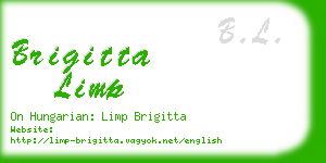 brigitta limp business card